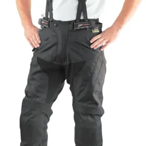 Oferta limitowana ROLEFF WIELKA PROMOCJA SPODNIE TEKSTYLNE Z SZELKAMI Z MEMBRANĄ WIND-TEX I THERMO MODEL RO470 KOLOR CZARNY ROZMIAR M