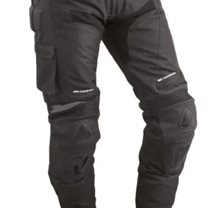 Oferta ROLEFF WIELKA PROMOCJA SPODNIE TEKSTYLNO - SKÓRZANE Z MEMBRANĄ WIND-TEX I THERMO MODEL RO490 KOLOR CZARNY ROZMIAR XL