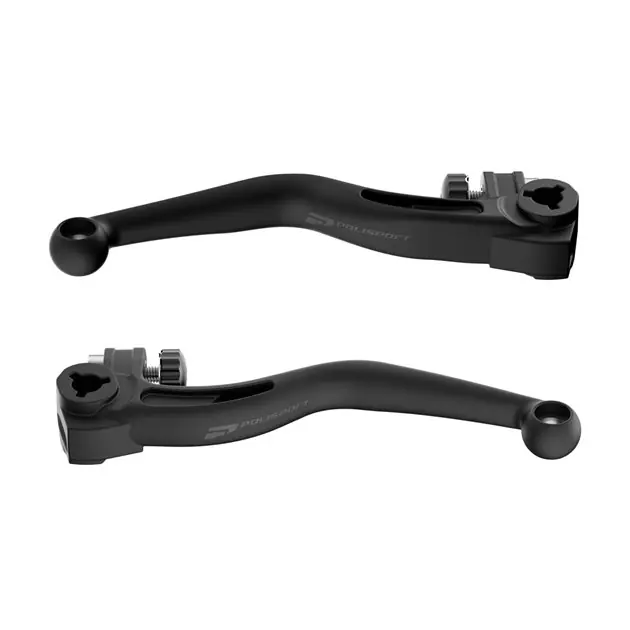 Zestaw dźwignia sprzęgła i hamulca (APT Unbreakable) KTM SX/SX-F/XC/XC-F, EXC/EXC-F/XC-W / XCF-W; Husqvarna TC/FC, TE/FE; Gas Gas MC/MC-F; Sherco SE/SFR CZARNY Polisport 91575 Niska cena