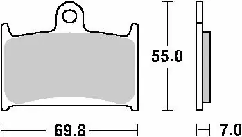 Wybór klientów SBS KLOCKI HAMULCOWE KH145 / KH236 STREET STANDART CERAMIC SUZUKI GSF 1200 BANDIT ‘97-‘00, RF 900 ‘94-‘97 KOLOR CZARNY