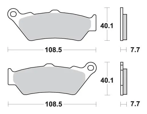 Kup teraz SBS KLOCKI HAMULCOWE KH209 / KH209/2 STREET STANDART CERAMIC KOLOR CZARNY