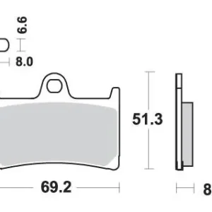 SBS KLOCKI HAMULCOWE KH252 / KH380 RACING DUAL CARBON KOLOR CZARNY Super okazja