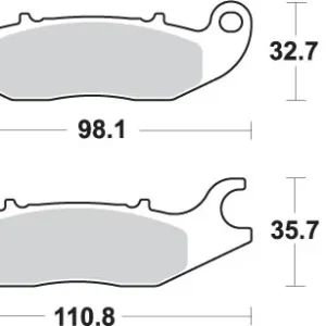 Dodaj do koszyka SBS KLOCKI HAMULCOWE KH375 STREET STANDART CERAMIC KOLOR CZARNY