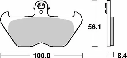 SBS KLOCKI HAMULCOWE KH407 / KH246 STREET STANDART CERAMIC KOLOR CZARNY PASUJE DO BMW K1200, R850/1100/1150/1200 PRZÓD Wybór klientów