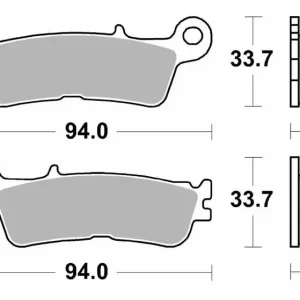 SBS KLOCKI HAMULCOWE NOWOŚĆ KH755 OFF-ROAD RACING SINTER KOLOR ZŁOTY Cena promocyjna