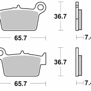 SBS KLOCKI HAMULCOWE NOWOŚĆ STREET STANDART CERAMIC KOLOR CZARNY Popularny
