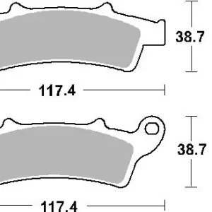 SBS PROMOCJA KLOCKI HAMULCOWE KH324 MAXI CARBON CARBON TECH KOLOR CZARNY PASUJE DO SKUTERY APRILIA 125/500, KYMCO 125/350, MALAGUTI 250/400 PRZÓD Łatwy zwrot