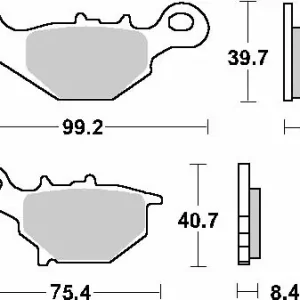 Oferta limitowana SBS WYPRZEDAŻ KLOCKI HAMULCOWE KH230 / KH396 MAXI CARBON CARBON TECH SUZUKI AN 150 ‘98-‘01, AN 125 ‘94-‘05, UC 125/150 ‘99-‘02, UK 125 VECSTAR ‘94-‘97, UK 110 ADRRES ‘15-‘19, TR 50 STREET MAGIC ‘97-‘00 KOLOR CZARNY