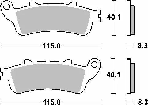SBS WYPRZEDAŻ KLOCKI HAMULCOWE KH261 / KH281 MAXI CARBON CARBON TECH KOLOR CZARNY PASUJE DO HONDA FES 250 FORESEIGHT, NSS 250 FORZA, FJS 400/600 SILVE Dodaj do koszyka