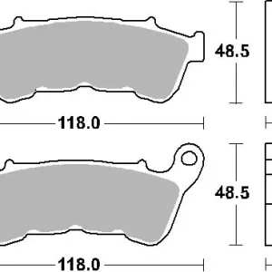Dodaj do koszyka SBS WYPRZEDAŻ KLOCKI HAMULCOWE KH640 STREET CARBON TECH KOLOR CZARNY PASUJE DO H-D 883 SUPER LOW/IRON/ROADSTER/1200 CUSTOM/ T SUPER LOW PRZÓD