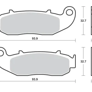 Darmowy zwrot SBS WYPRZEDAŻ KLOCKI HAMULCOWE KSTREET CERAMIC KOLOR CZARNY PASUJE DO FANTIC CABALLERO REGOLARITA/MOTARD 125/200 ‘10- PRZÓD