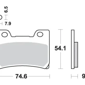 SBS WYPRZEDAŻ KLOCKI HAMULCOWE PRZÓD KH182 STREET PERFORMANCE SINTER YAMAHA FZR 1000 EXUP ‘92-‘93, FZR 600R ‘92-‘95 KOLOR ZŁOTY Ostatnia szansa