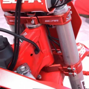SCAR RACING PÓŁKI ZAWIESZENIA PRZEDNIEGO GAS GAS 125-450 MC/MCF/EC/ECF ‘21-‘23, HUSQVARNA, KTM KOLOR CZERWONY Super okazja