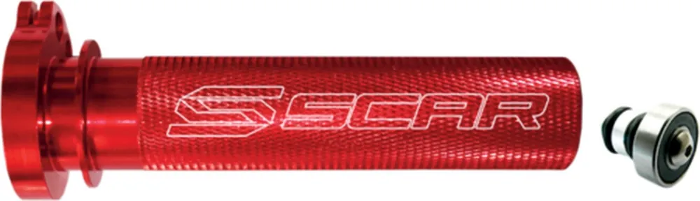 SCAR RACING ROLGAZ ALUMINIOWY Z ŁOŻYSKIEM KAWASAKI KX 250 ‘19-‘25 KX 450 ‘19-‘25, SUZUKI RMZ 250 ‘04-‘06 RMZ 450 ‘05-‘25, YAMAHA YZ / YZF KOLOR CZERWONY Nowy