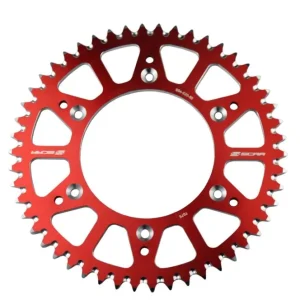 SCAR RACING ZĘBATKA TYLNA ALUMINIOWA 21050 HONDA CR / CRF, CRF 250R ‘04-‘25, CRD 450R ‘02-‘25 BETA RR ‘13-‘25 KOLOR CZERWONY Okazja