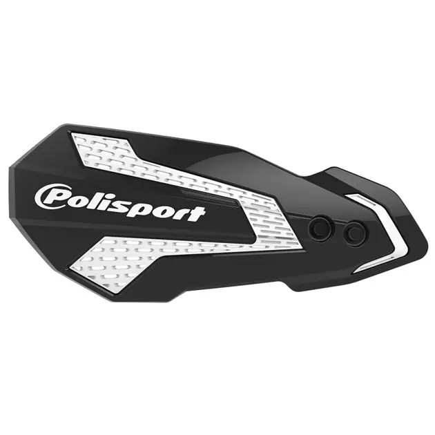 Osłony rąk (listki) MX Flow Honda CR/CRF z uniwersalnym zestawem montażowym czarno biały Polisport 8308200019 Super okazja