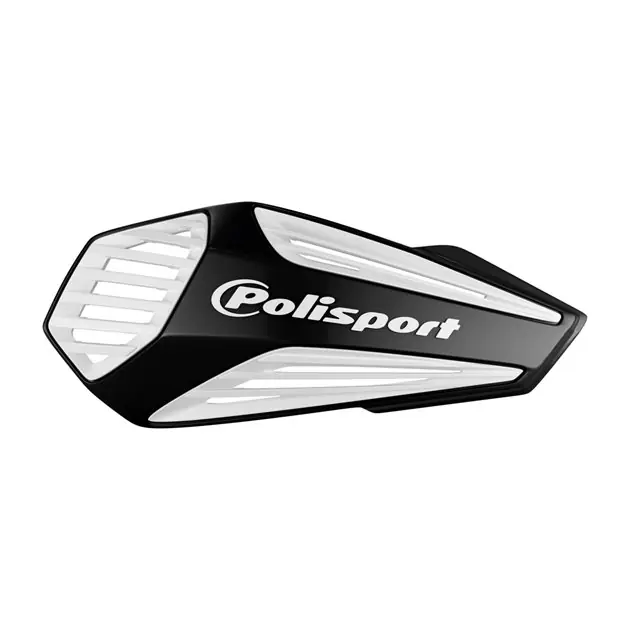 Osłony rąk (handbary) MX AIR z uniwersalnym zestawem montażowym 22/28 czarno biały Polisport 8308400001 Bezpieczna płatność