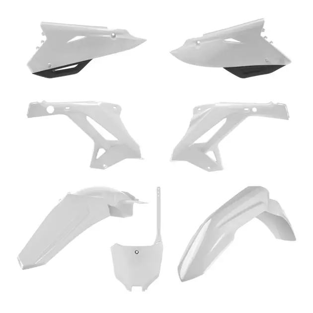 Komplet plastików Honda CR 125/250 (Restyling na model 2022) Biało czarny Polisport 91310 Bestseller