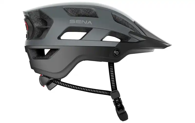 Bezpieczna płatność SENA KASK ROWEROWY M1 TRIAL Z WBUDOWANYM INTERKOMEM BLUETOOTH 4.1 DO 900M ORAZ TYLNĄ LAMPKĄ LED ROZMIAR L ( 58-62 CM ) KOLOR SZARY (EL)