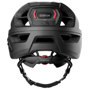 Ostatnie sztuki SENA KASK ROWEROWY M1 TRIAL Z WBUDOWANYM INTERKOMEM BLUETOOTH 4.1 DO 900M ORAZ TYLNĄ LAMPKĄ LED ROZMIAR L ( 58-62 CM ) KOLOR CZARNY (EL) - PROMOCJA - STD CENA 899,-