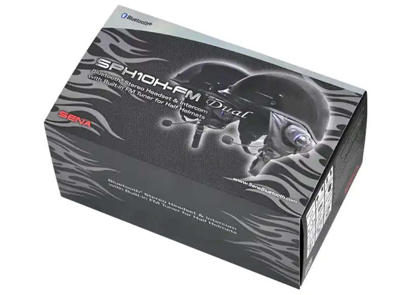 Najlepsza cena SENA INTERKOM MOTOCYKLOWY SPH10H BLUETOOTH 3.0 DO 700M Z RADIEM FM ORAZ MIKROFONEM NA PAŁĄKU DO KASKÓW CHOPPER ( 2 ZESTAWY ) (EL) - WYPRZEDAŻ - STD CENA 1599,-