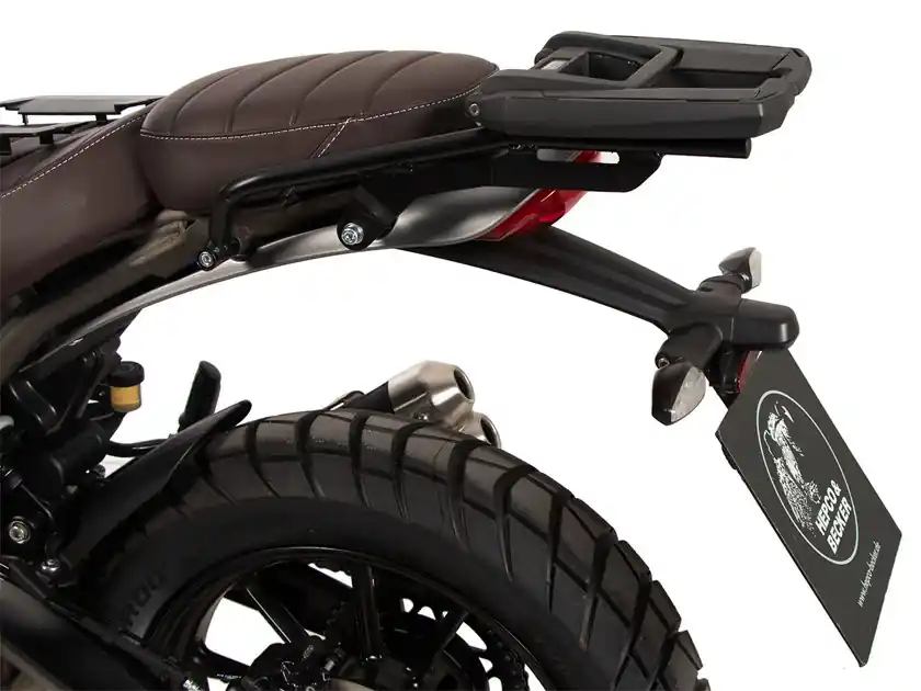 Zniżka Stelaż kufra centralnego Easyrack Triumph Scrambler 400 X 2024-2026 Hepco & Becker 6617663 01 01