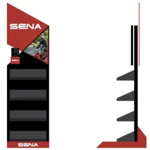 SENA ZZZZ STOJAK NA PRODUKTY I ULOTKI 62.3 X 73.7 X 215.9 CM ( STD. CENA 150 EUR ) Okazja