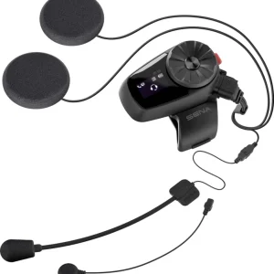 Bestseller SENA ZZZZ INTERKOM MOTOCYKLOWY 5S BLUETOOTH 5 DO 700M Z RADIEM FM, WYŚWIETLACZEM LCD, GŁOŚNIKAMI HD SPEAKERS I UNIWERSALNYM ZESTAWEM MIKROFONÓW ( 1 ZESTAW ) (EL) - ZASTĄPIONY PRZEZ 5S-02