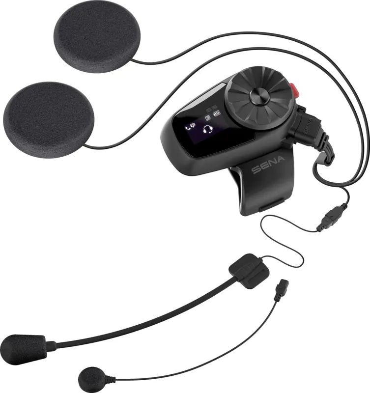 Bestseller SENA ZZZZ INTERKOM MOTOCYKLOWY 5S BLUETOOTH 5 DO 700M Z RADIEM FM, WYŚWIETLACZEM LCD, GŁOŚNIKAMI HD SPEAKERS I UNIWERSALNYM ZESTAWEM MIKROFONÓW ( 1 ZESTAW ) (EL) - ZASTĄPIONY PRZEZ 5S-02