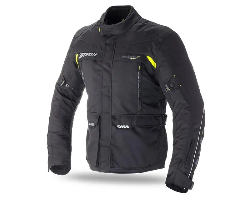 SEVENTY DEGRESS WYPRZEDAŻ KURTKA TEKSTYLNA MĘSKA DŁUGA (3W1) MODEL SD-JT41 TOURING KOLOR CZARNY/FLUO ŻÓŁTY ROZMIAR S Darmowy zwrot