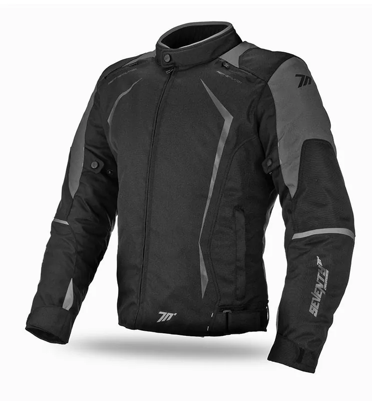 Najlepsza cena SEVENTY DEGRESS WYPRZEDAŻ KURTKA TEKSTYLNA MĘSKA KRÓTKA (2W1) MODEL SD-JR47 RACING KOLOR CZARNY/SZARY ROZMIAR L