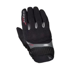 Bestseller SEVENTY DEGRESS WYPRZEDAŻ RĘKAWICE TEKSTYLNE MĘSKIE KRÓTKIE MODEL SD-C16 SUMMER URBAN KOLOR CZARNY/SZARY ROZMIAR M