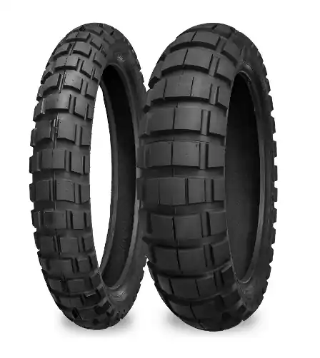 Popularny SHINKO KOMPLET OPON 804 805 90/90-21 (54T) TL 2025 + 130/80-17 (65T) TL 2025