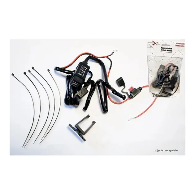 Bestseller Gniazdko zapalniczki na kierownicę 12V 2x USB 5V Biketec BTMUS05