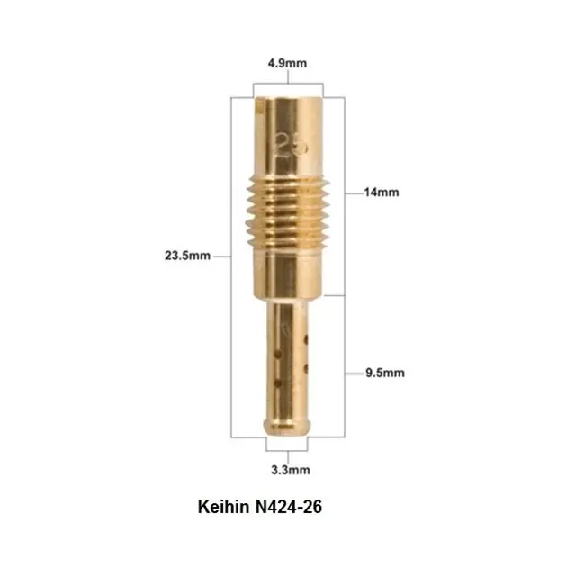 Bezpieczna płatność Dysza wolnych obrotów Keihin typ N424-26 średnica 35 1 szt. ProX 46.F035/1