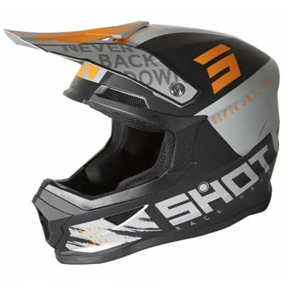 Tylko do końca tygodnia SHOT RACING (2021 WYPRZEDAŻ) KASK CROSS/ENDURO FURIOUS DRAW ORANGE GREY MATT KOLOR POMARAŃCZOWY/SZARY MAT ROZMIAR L