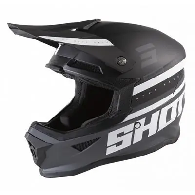 Bezpieczna płatność SHOT RACING WYPRZEDAŻ KASK CROSS/ENDURO FURIOUS SHINING BLACK GREY MATT KOLOR SZARY MAT ROZMIAR L