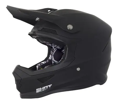 SHOT RACING (2021 WYPRZEDAŻ) KASK CROSS/ENDURO FURIOUS BLACK MATT KOLOR CZARNY MAT ROZMIAR M Szybka wysyłka