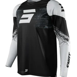 Okazja SHOT RACING WYPRZEDAŻ KOSZULKA MOTO DEVO RAW BURST BLACK KOLOR CZARNY/BIAŁY ROZMIAR L