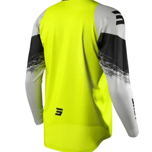 Oferta limitowana SHOT RACING KOSZULKA MOTO DEVO RAW BURST NEON YELLOW KOLOR ZÓŁTY NEON/BIAŁY/CZARNY ROZMIAR L