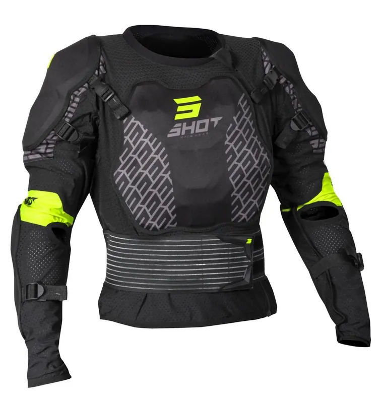 Ostatnie sztuki SHOT RACING WYPRZEDAŻ KOSZULKA Z OCHRANIACZAMI BODY PROTECTOR NA SIATCE OPTIMAL 2.0 ROZMIAR M