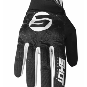 Zniżka SHOT RACING WYPRZEDAŻ RĘKAWICE CROSS/ENDURO GLOVES DRIFT SPIDER BLACK WHITE KOLOR CZARNY/BIAŁY ROZMIAR 12