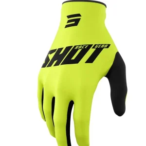 Wyprzedaż SHOT RACING WYPRZEDAŻ RĘKAWICE MOTO DEVO RAW BURST NEON YELLOW KOLOR ŻÓŁTY NEON/CZARNY ROZMIAR 11