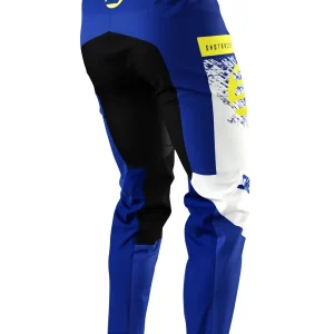SHOT RACING WYPRZEDAŻ SPODNIE MOTO DEVO ROLL BLUE KOLOR NIEBIESKI/BIAŁY/ŻÓŁTY ROZMAR 38 Obniżka ceny