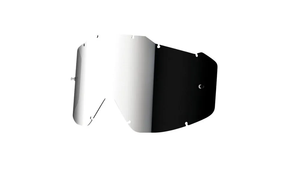 SHOT RACING WYPRZEDAŻ SZYBA/SZYBKA DO GOGLI IRIDIUM SILVER SREBRNE LUSTRO ANTI-SCRATCH ANTI-FOG PASUJE DO CORE Tylko dziś
