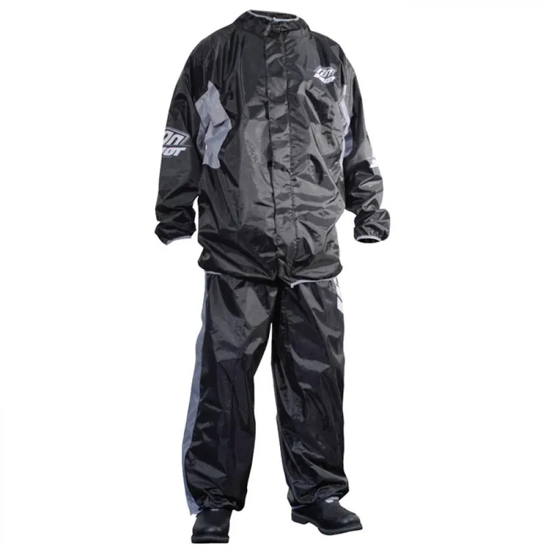 SHOT RACING PROMOCJA (2019) KURTKA I SPODNIE PRZECIWDESZCZOWE MODEL MUDSUIT BLACK KOLOR CZARNY ROZMIAR XL Nowy