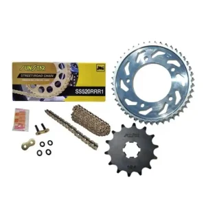 Wyprzedaż SUNSTAR 2023/12 ZESTAW NAPĘDOWY YAMAHA XJ6 600/ABS 09-15, XJ6 DIVERSION/F/ABS 09-15 PLUS ZŁOTY (16/46/118) (DO 1000CC XW RING) (SUN39416/SUN1-3610-46/SS520RRR1-118G) - ZASTĘPUJE K520RTG027
