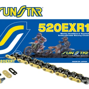 Wybór klientów SUNSTAR ZZZZ ŁAŃCUCH NAPĘDOWY 520EXR1-114G ENDURO DO 450 CCM (DG RING) KOLOR ZŁOTY (520VT2) OTWARTY + ZAPINKA (520EXR1114G) - MADE IN JAPAN - OFERTA SPECJALNA