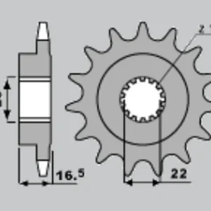 SUNSTAR ZZZZ ZĘBATKA PRZEDNIA 2114 15 DUCATI 848 ‘08-13, 749 ‘03-‘06, HYPERMOTARD 1100 ‘07-12, MONSTER 1100 ‘09-13, 1198 ‘09-11 (JTF741.15) (ŁAŃC. 525) Zamów teraz
