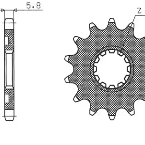 Bezpieczna płatność SUNSTAR ZZZZ ZĘBATKA PRZEDNIA 2141 13 KAWASAKI KXF 450 06-19 (JTF1565.13) (JTF565.13) (ŁAŃC. 520) (56513) (214113JT)YFZ 450 ‘04-‘13